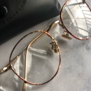 Red and gold foil glasses - TIJN